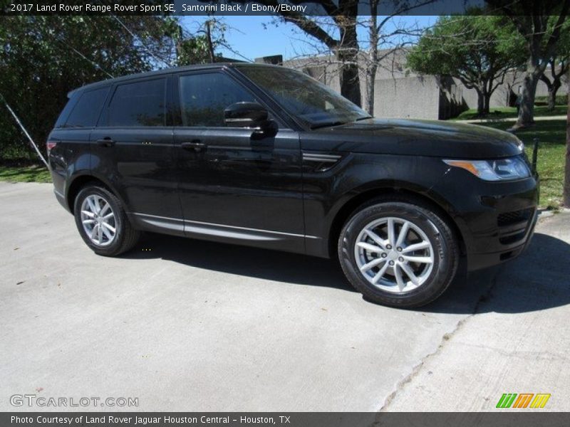 Santorini Black / Ebony/Ebony 2017 Land Rover Range Rover Sport SE