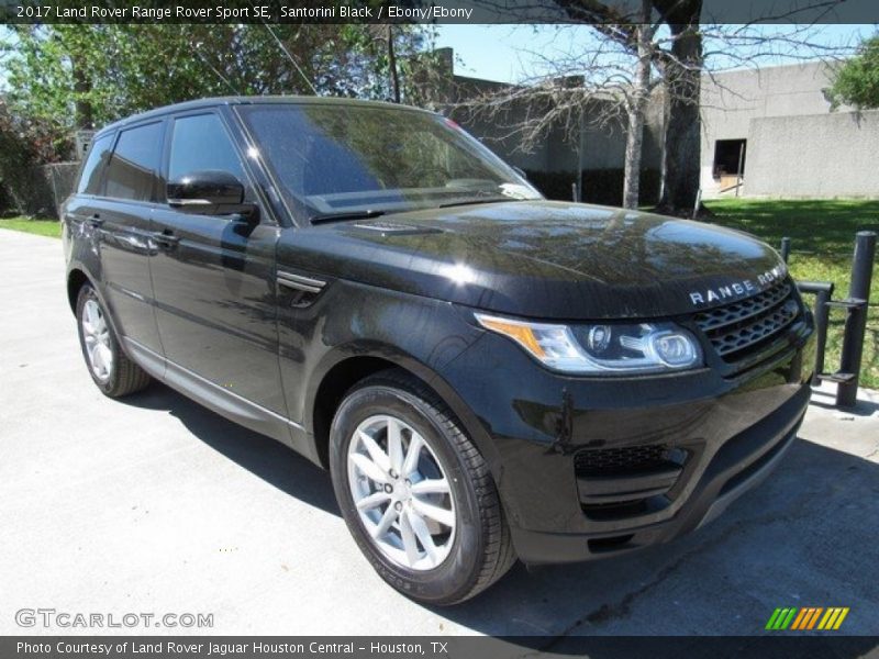 Santorini Black / Ebony/Ebony 2017 Land Rover Range Rover Sport SE