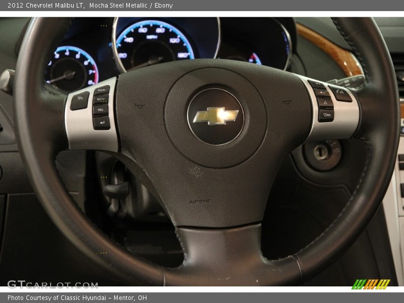 Mocha Steel Metallic / Ebony 2012 Chevrolet Malibu LT