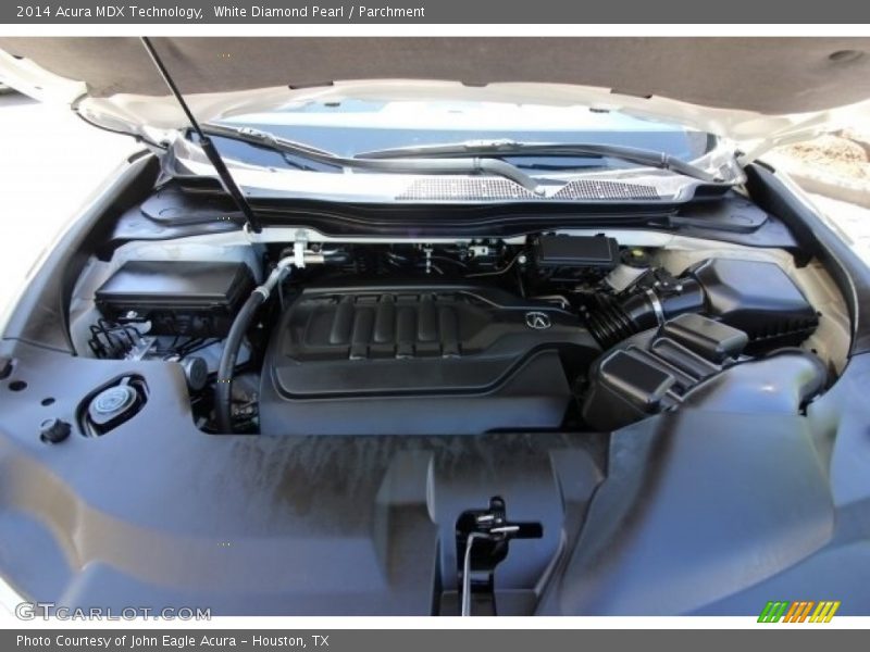 White Diamond Pearl / Parchment 2014 Acura MDX Technology