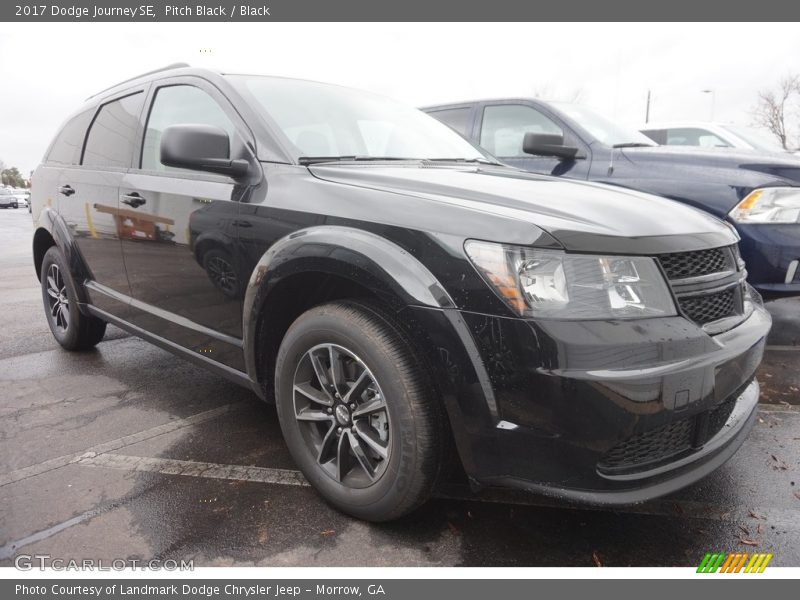 Pitch Black / Black 2017 Dodge Journey SE