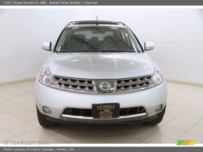 Brilliant Silver Metallic / Charcoal 2007 Nissan Murano SL AWD