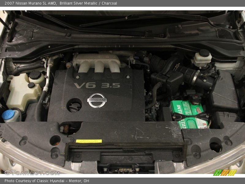 Brilliant Silver Metallic / Charcoal 2007 Nissan Murano SL AWD