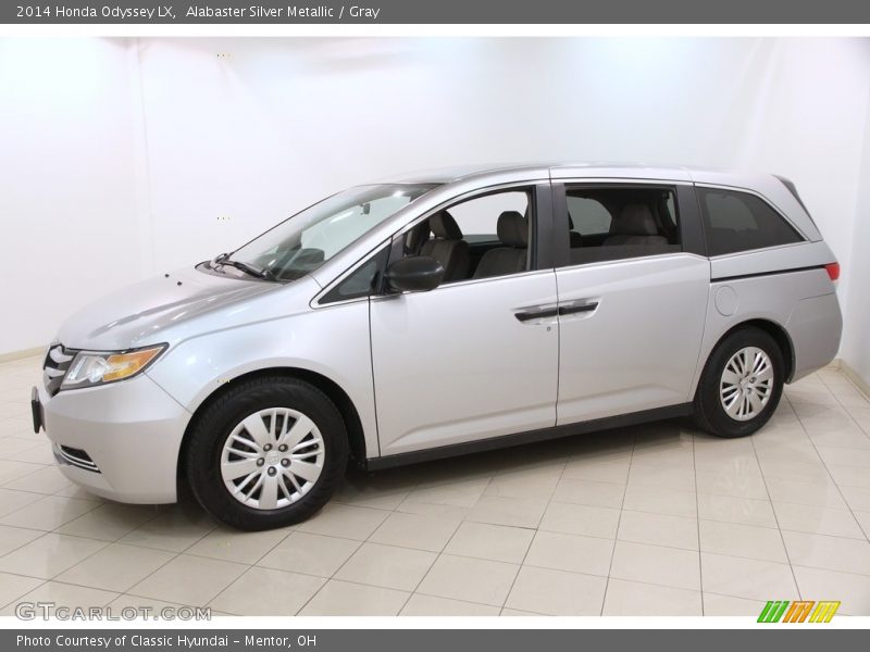 Alabaster Silver Metallic / Gray 2014 Honda Odyssey LX