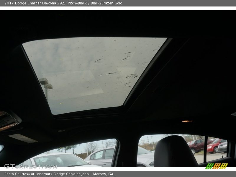 Pitch-Black / Black/Brazen Gold 2017 Dodge Charger Daytona 392