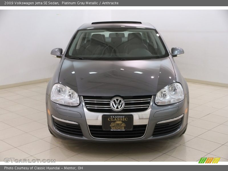 Platinum Gray Metallic / Anthracite 2009 Volkswagen Jetta SE Sedan