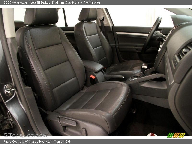 Platinum Gray Metallic / Anthracite 2009 Volkswagen Jetta SE Sedan