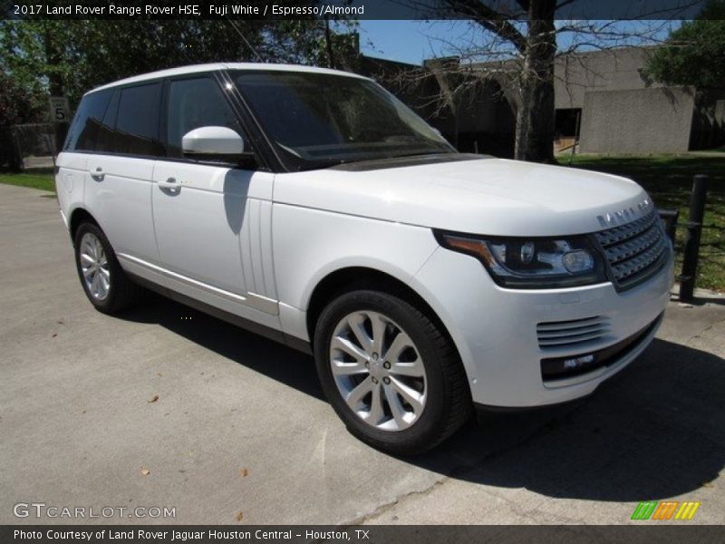 Fuji White / Espresso/Almond 2017 Land Rover Range Rover HSE