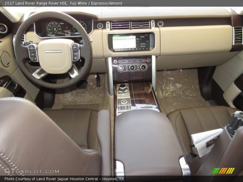 Dashboard of 2017 Range Rover HSE