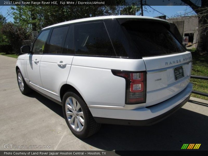 Fuji White / Espresso/Almond 2017 Land Rover Range Rover HSE