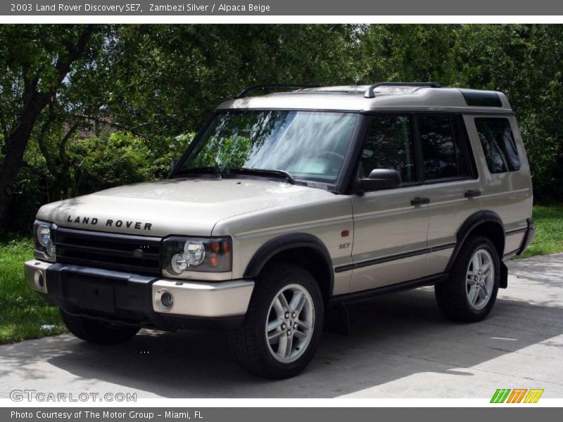 Zambezi Silver / Alpaca Beige 2003 Land Rover Discovery SE7