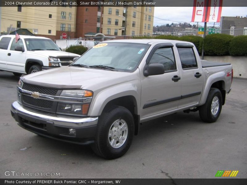 Silver Birch Metallic / Medium Dark Pewter 2004 Chevrolet Colorado Z71 Crew Cab