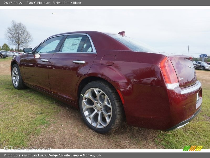 Velvet Red / Black 2017 Chrysler 300 C Platinum