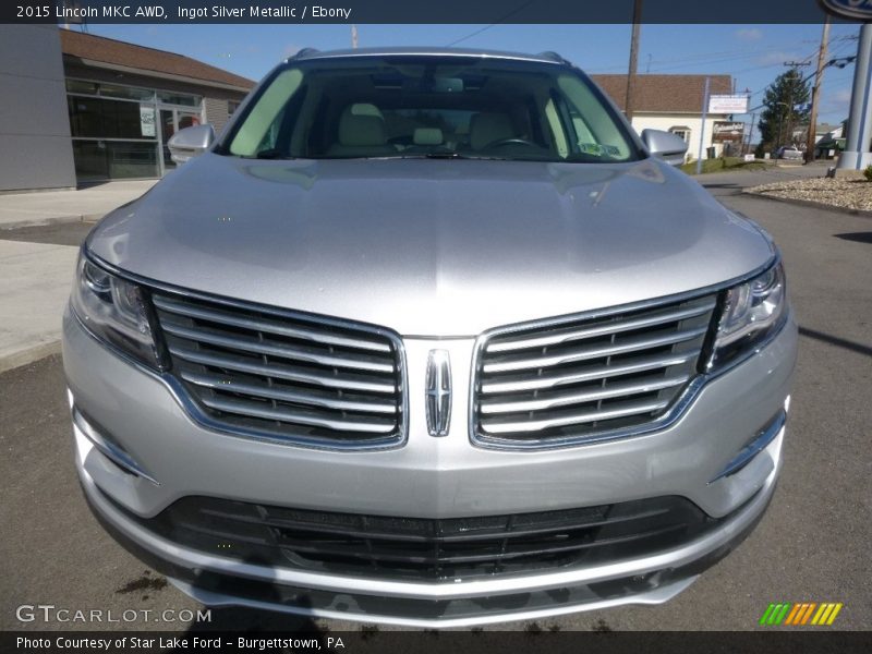Ingot Silver Metallic / Ebony 2015 Lincoln MKC AWD