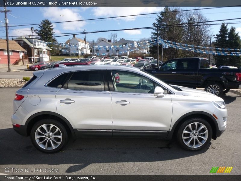 Ingot Silver Metallic / Ebony 2015 Lincoln MKC AWD