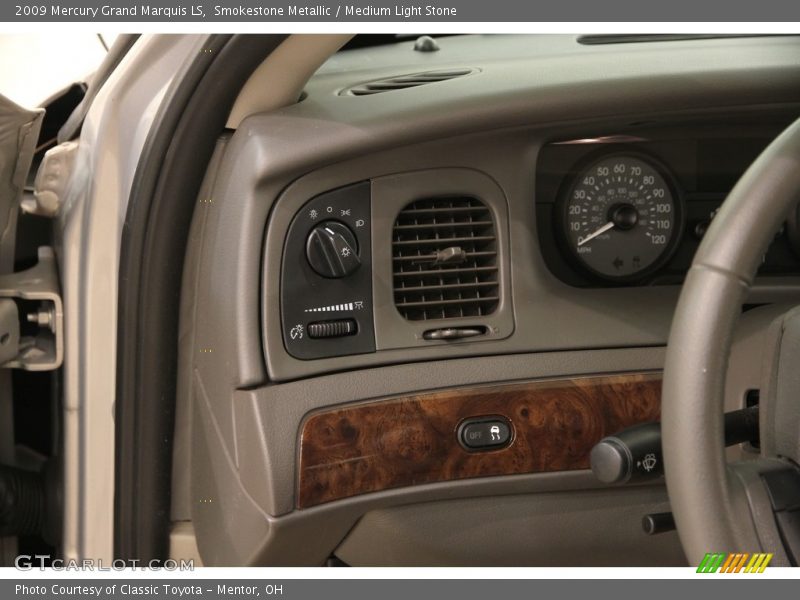 Smokestone Metallic / Medium Light Stone 2009 Mercury Grand Marquis LS