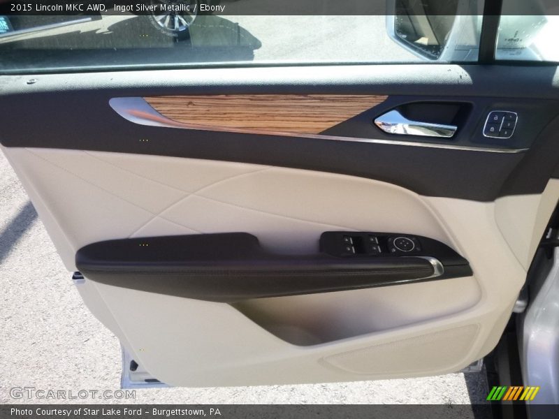 Ingot Silver Metallic / Ebony 2015 Lincoln MKC AWD