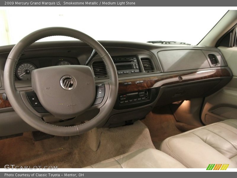 Smokestone Metallic / Medium Light Stone 2009 Mercury Grand Marquis LS