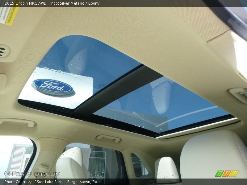 Ingot Silver Metallic / Ebony 2015 Lincoln MKC AWD