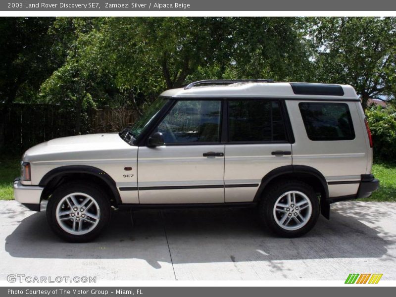 Zambezi Silver / Alpaca Beige 2003 Land Rover Discovery SE7