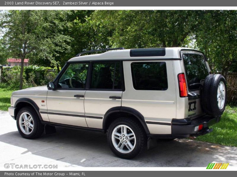 Zambezi Silver / Alpaca Beige 2003 Land Rover Discovery SE7