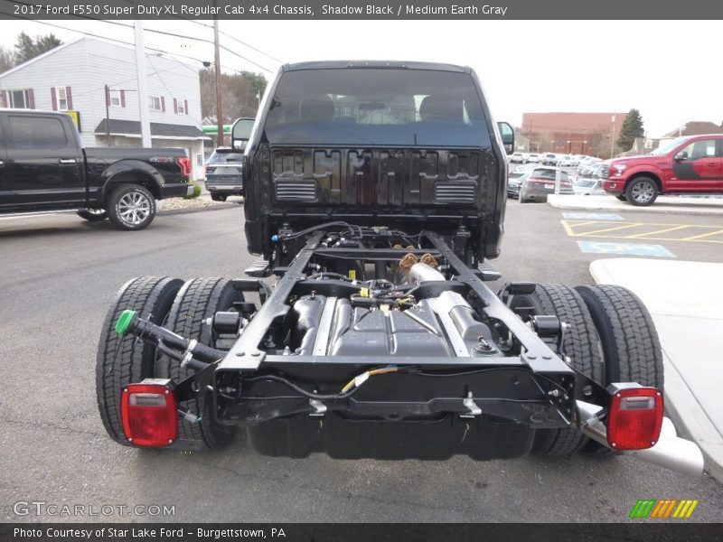 Shadow Black / Medium Earth Gray 2017 Ford F550 Super Duty XL Regular Cab 4x4 Chassis