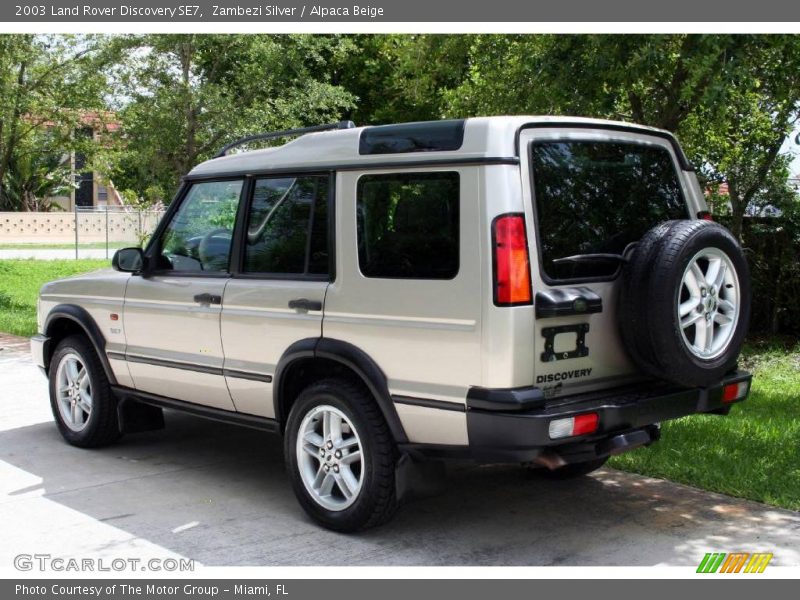 Zambezi Silver / Alpaca Beige 2003 Land Rover Discovery SE7