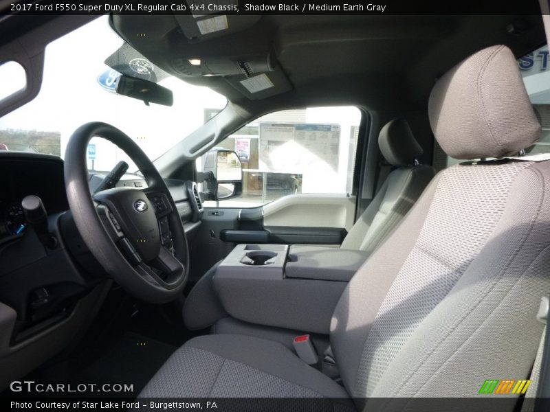 Shadow Black / Medium Earth Gray 2017 Ford F550 Super Duty XL Regular Cab 4x4 Chassis