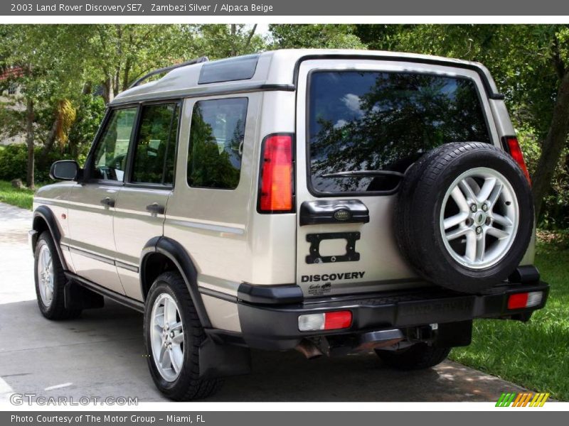 Zambezi Silver / Alpaca Beige 2003 Land Rover Discovery SE7