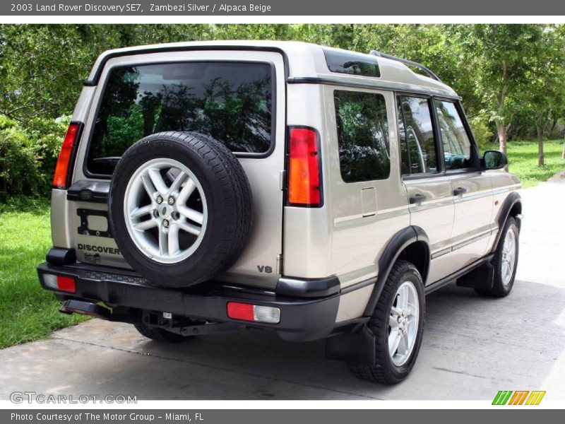 Zambezi Silver / Alpaca Beige 2003 Land Rover Discovery SE7