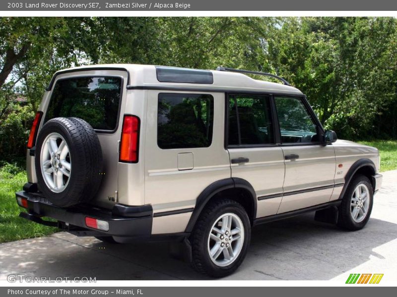 Zambezi Silver / Alpaca Beige 2003 Land Rover Discovery SE7
