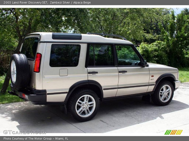 Zambezi Silver / Alpaca Beige 2003 Land Rover Discovery SE7