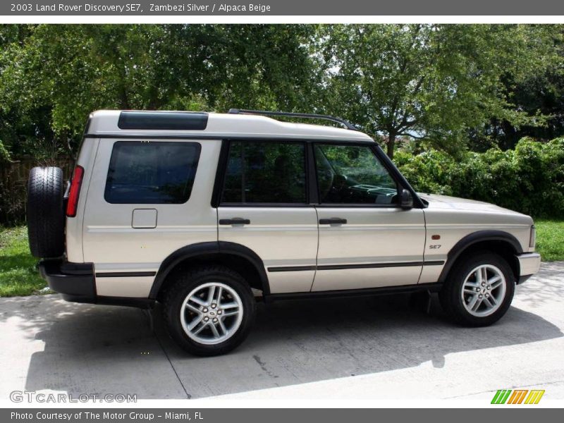 Zambezi Silver / Alpaca Beige 2003 Land Rover Discovery SE7