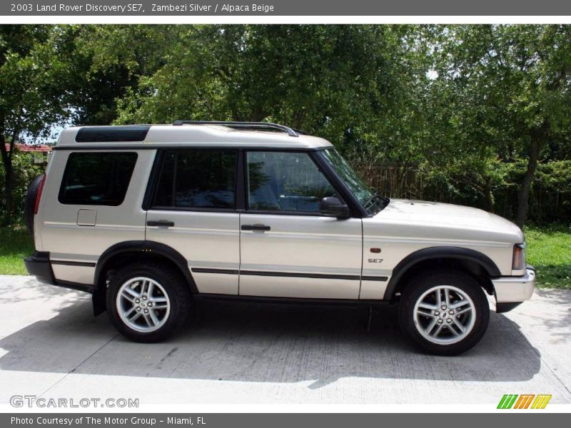 Zambezi Silver / Alpaca Beige 2003 Land Rover Discovery SE7