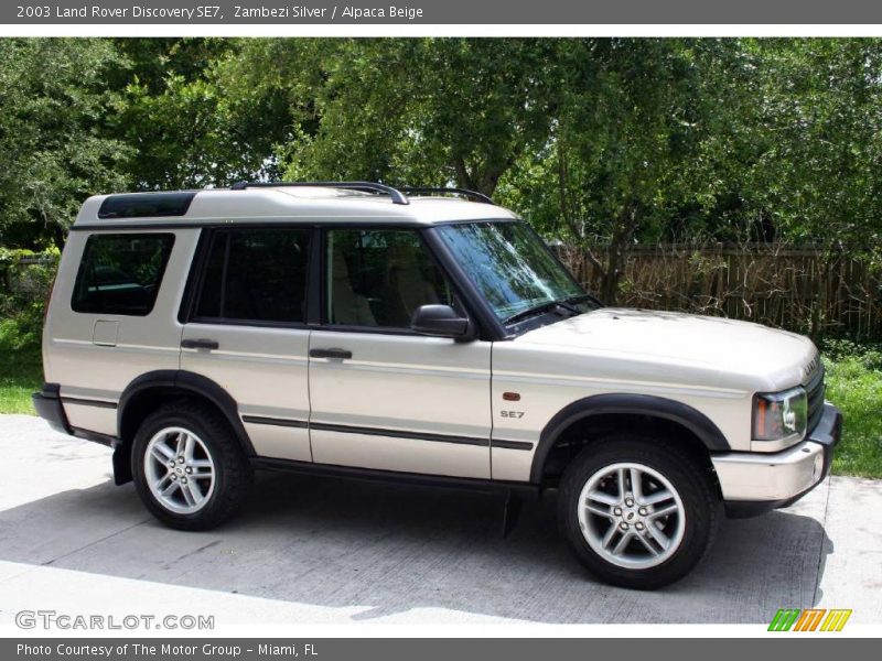 Zambezi Silver / Alpaca Beige 2003 Land Rover Discovery SE7