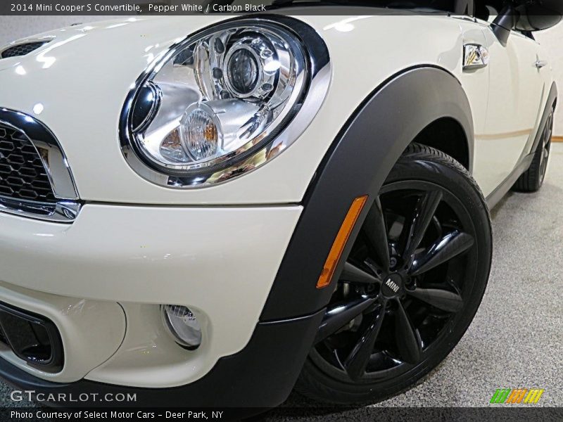 Pepper White / Carbon Black 2014 Mini Cooper S Convertible