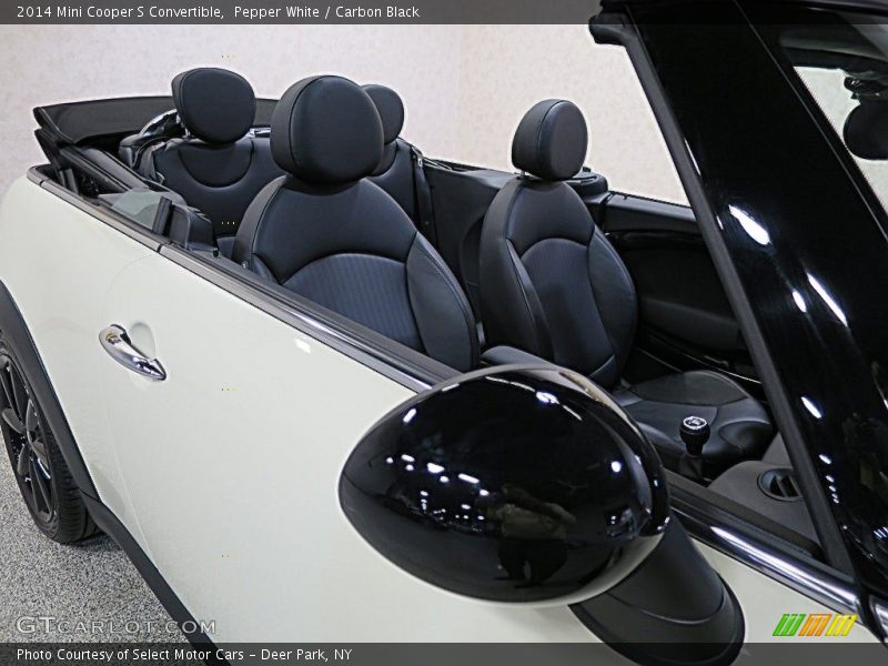 Pepper White / Carbon Black 2014 Mini Cooper S Convertible