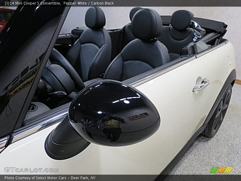 Pepper White / Carbon Black 2014 Mini Cooper S Convertible