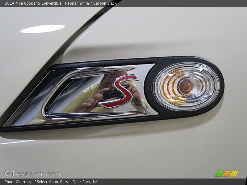 Pepper White / Carbon Black 2014 Mini Cooper S Convertible