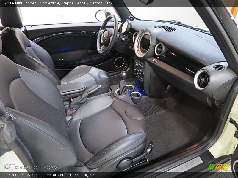 Pepper White / Carbon Black 2014 Mini Cooper S Convertible