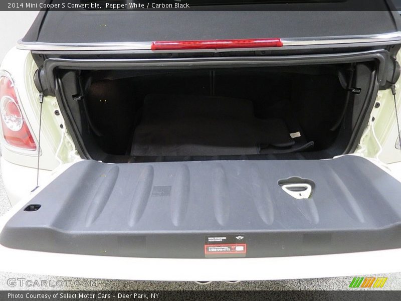 Pepper White / Carbon Black 2014 Mini Cooper S Convertible