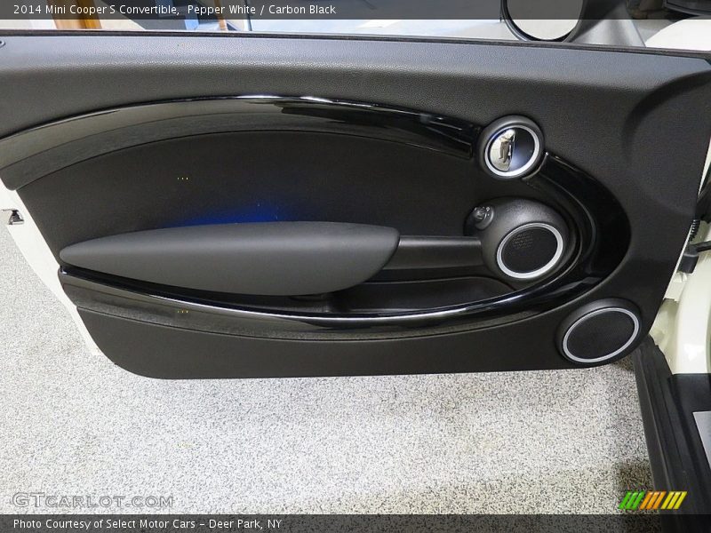 Pepper White / Carbon Black 2014 Mini Cooper S Convertible