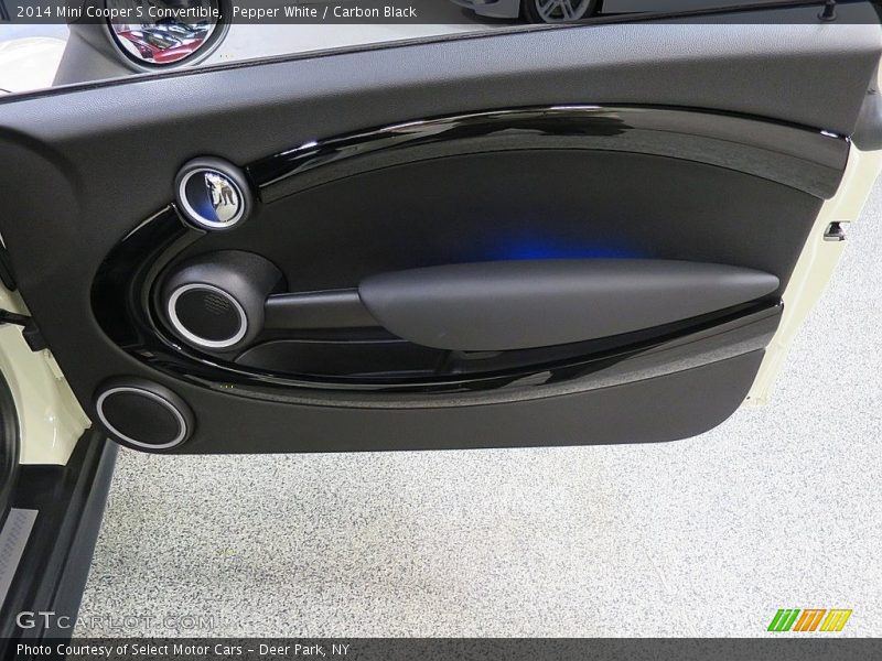 Pepper White / Carbon Black 2014 Mini Cooper S Convertible