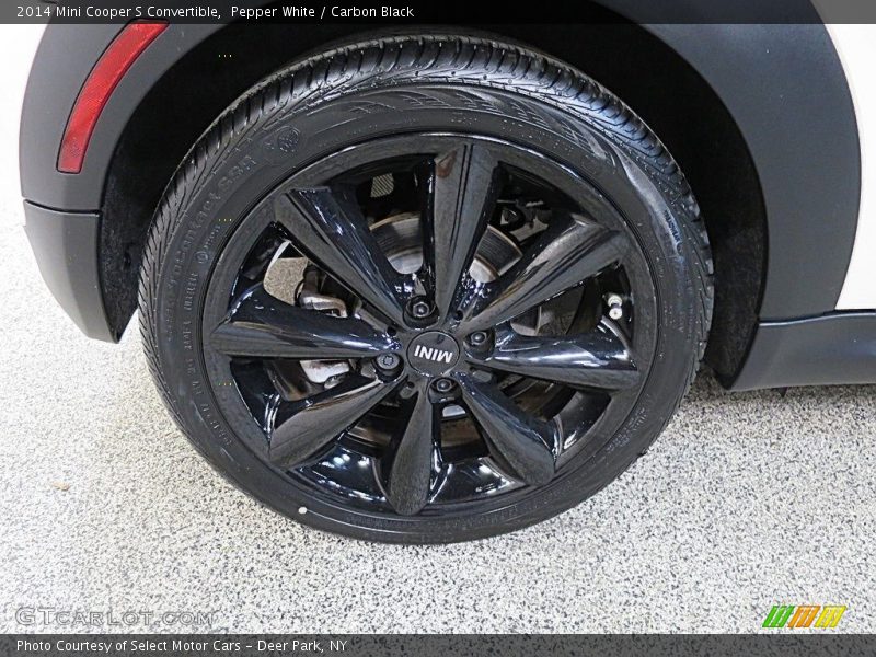 Pepper White / Carbon Black 2014 Mini Cooper S Convertible