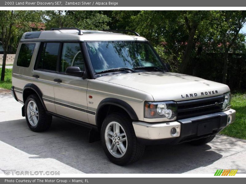 Zambezi Silver / Alpaca Beige 2003 Land Rover Discovery SE7
