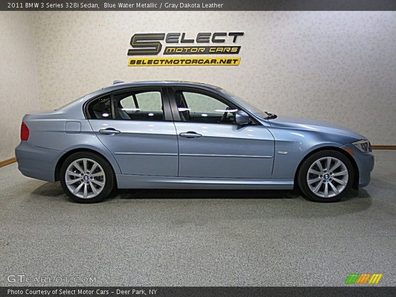Blue Water Metallic / Gray Dakota Leather 2011 BMW 3 Series 328i Sedan