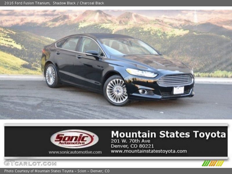 Shadow Black / Charcoal Black 2016 Ford Fusion Titanium