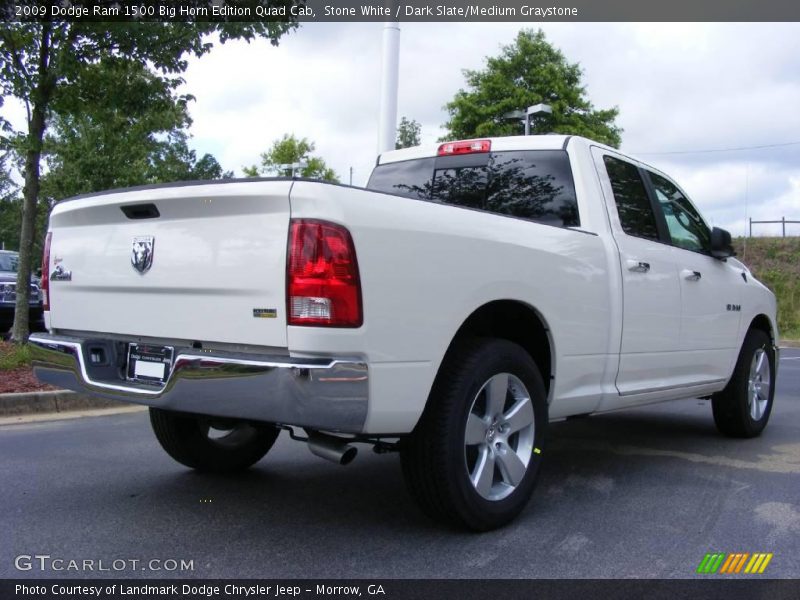 Stone White / Dark Slate/Medium Graystone 2009 Dodge Ram 1500 Big Horn Edition Quad Cab