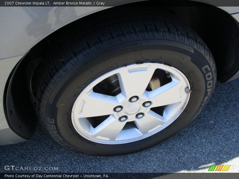 Amber Bronze Metallic / Gray 2007 Chevrolet Impala LT