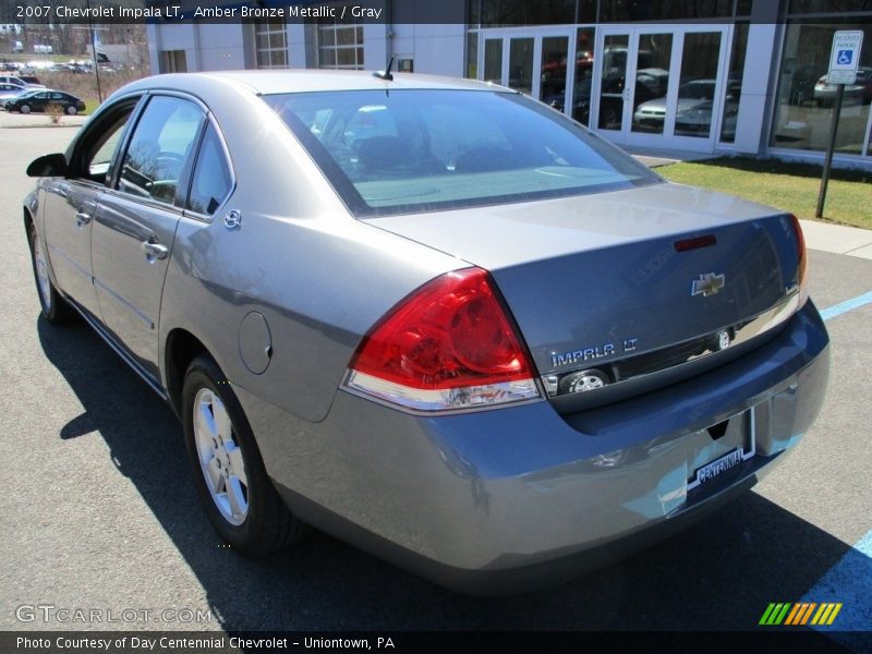 Amber Bronze Metallic / Gray 2007 Chevrolet Impala LT
